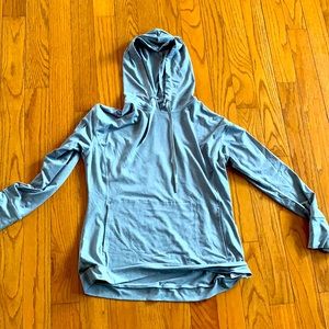 Light grey women’s hoodie